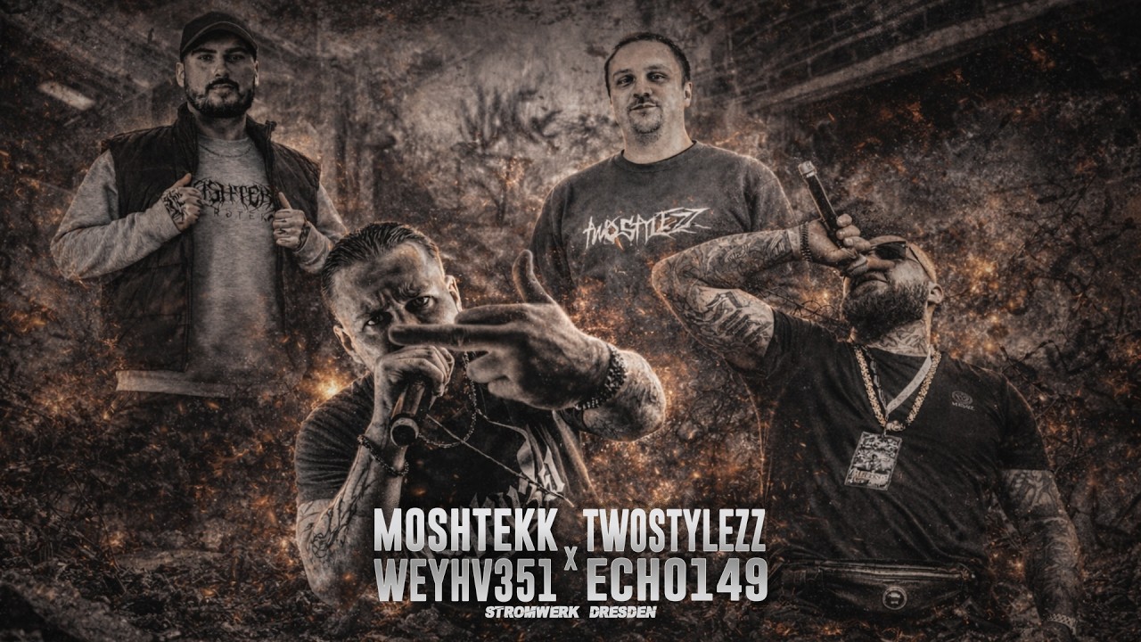 MOSHTEKK x TWOSTYLEZZ x WEYHV351 x ECHO149 at Stromwerk Dresden - AFTERMOVIE