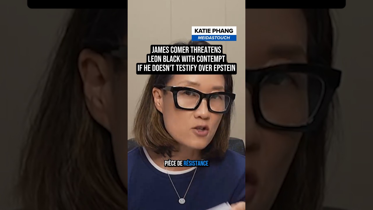 James Comer THREATENS Epstein's LEON BLACK With CONTEMPT!?