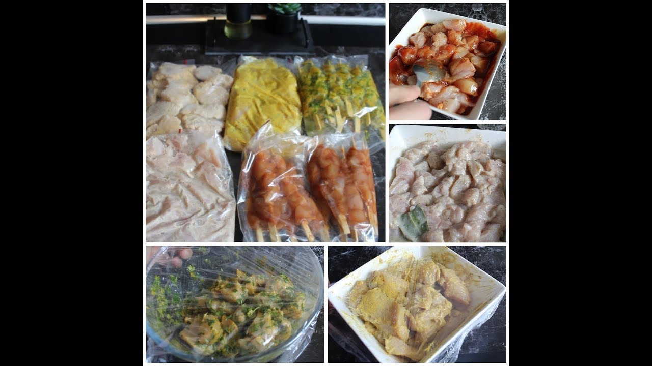 Préparation de Ramadan marinade du poulet