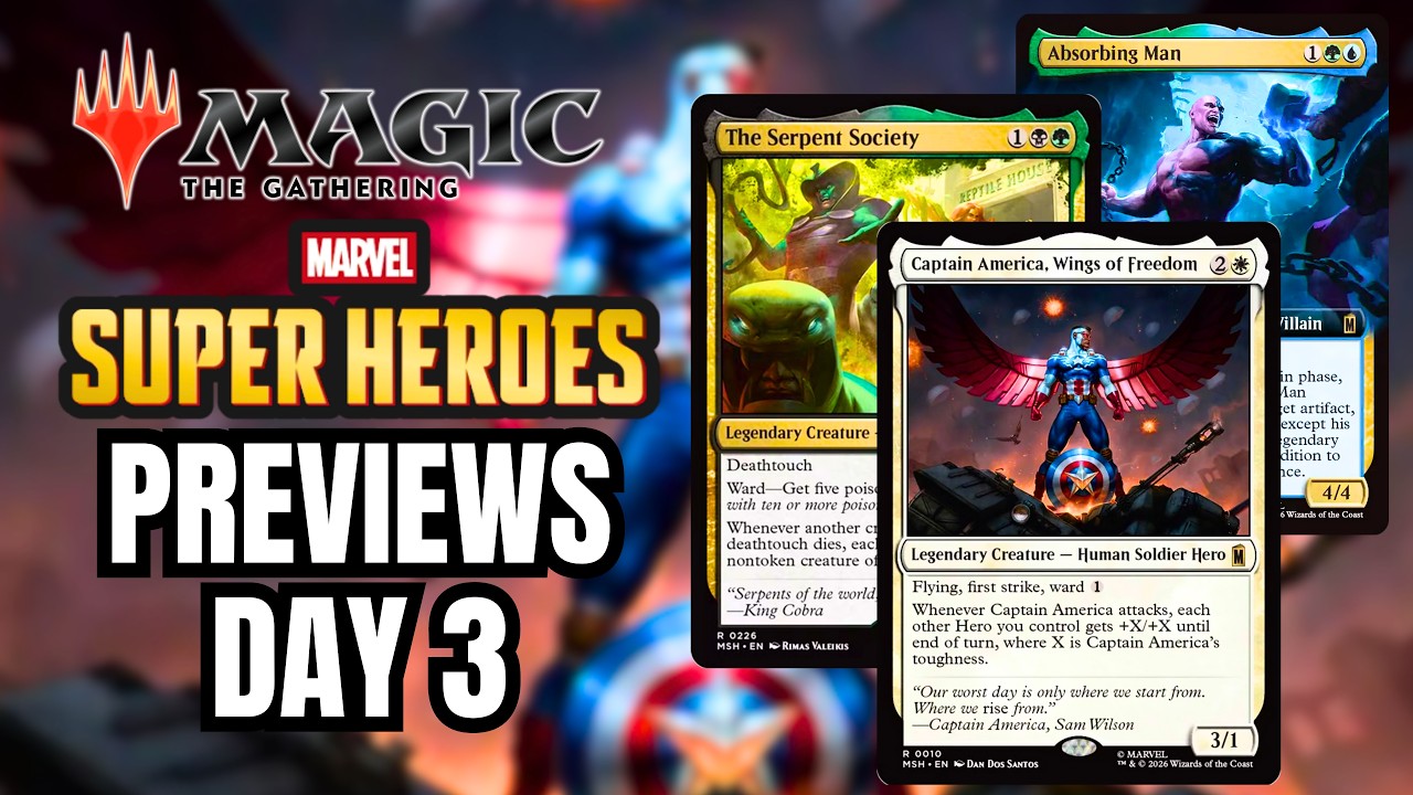 More Artifact And Token Support | MTG Marvel Superheroes Previews Day 3 Spoilers