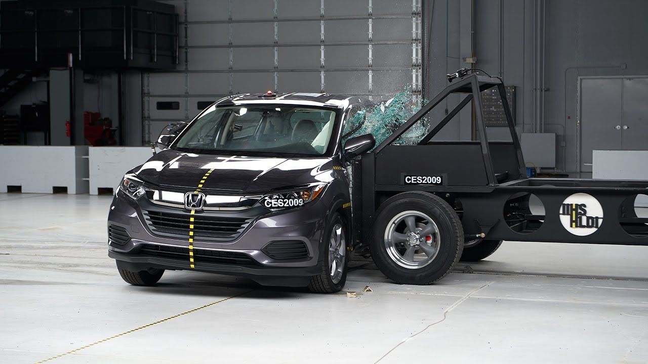 2021 Honda HR-V updated side IIHS crash test