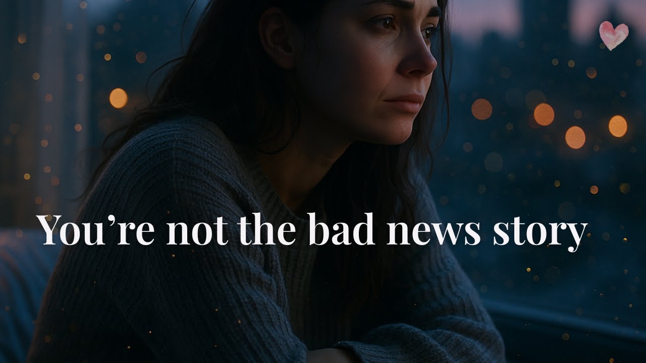 Taking love for granted. A song that hits you in the feels. You are not the bad news story.