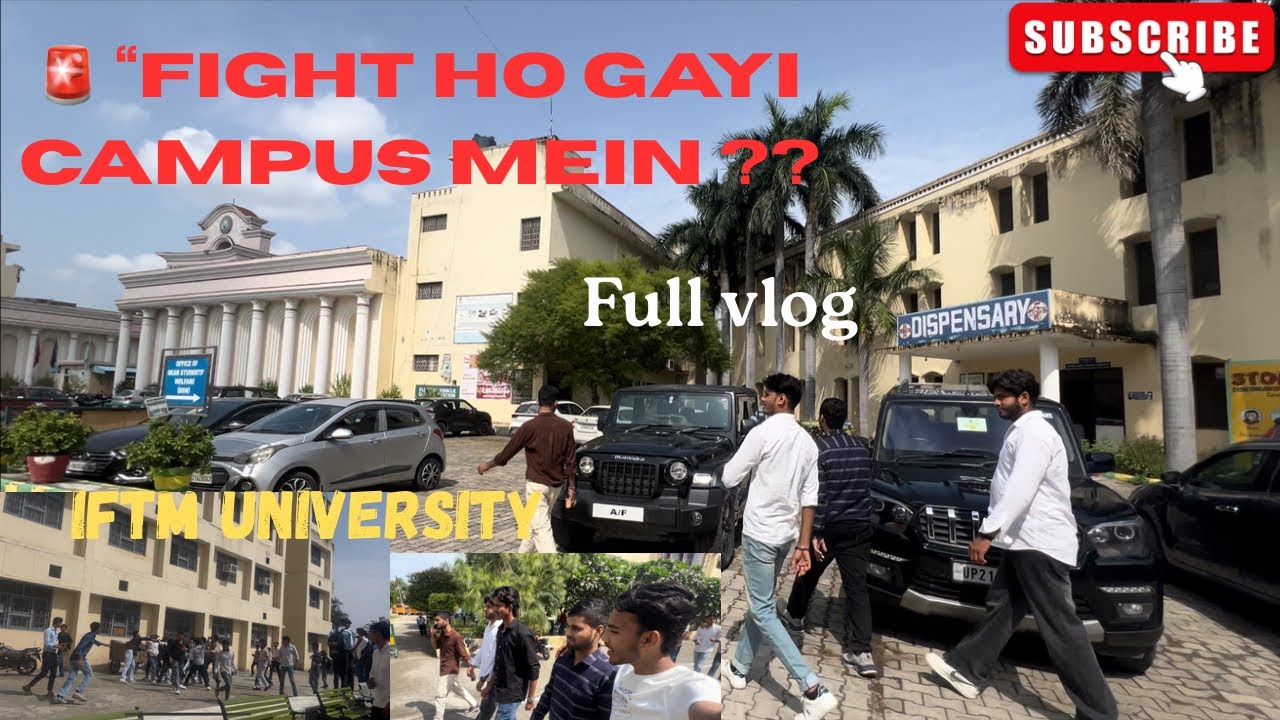 😱 Aaj IFTM University Mein Hua Kuch Aisa… Dekhke Sab Shock Ho Gye! @Arwabbvlogs #university #iftm 