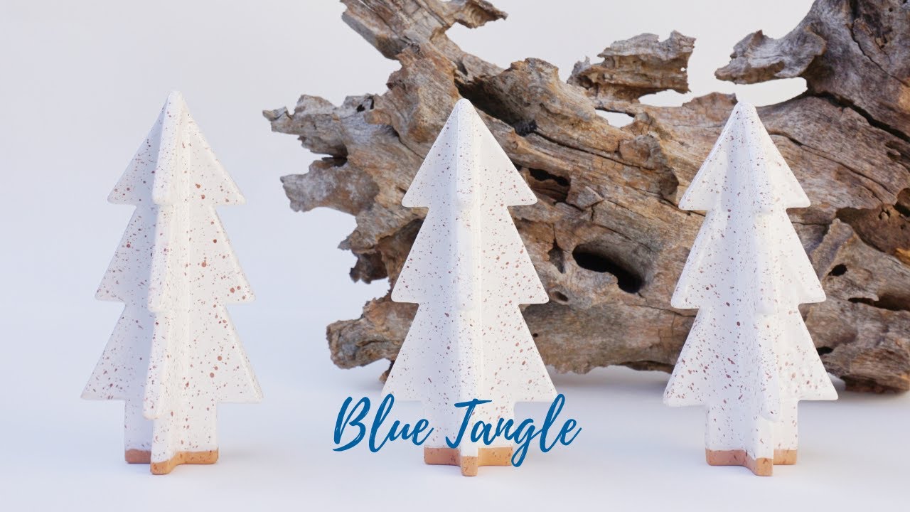 Come smaltare alberi di Natale in terracotta
