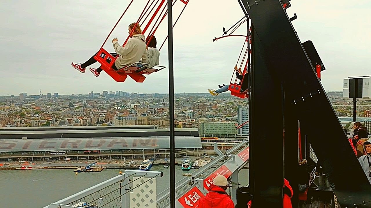 A'dam Lookout, jedna z największych atrakcji Amsterdamu!