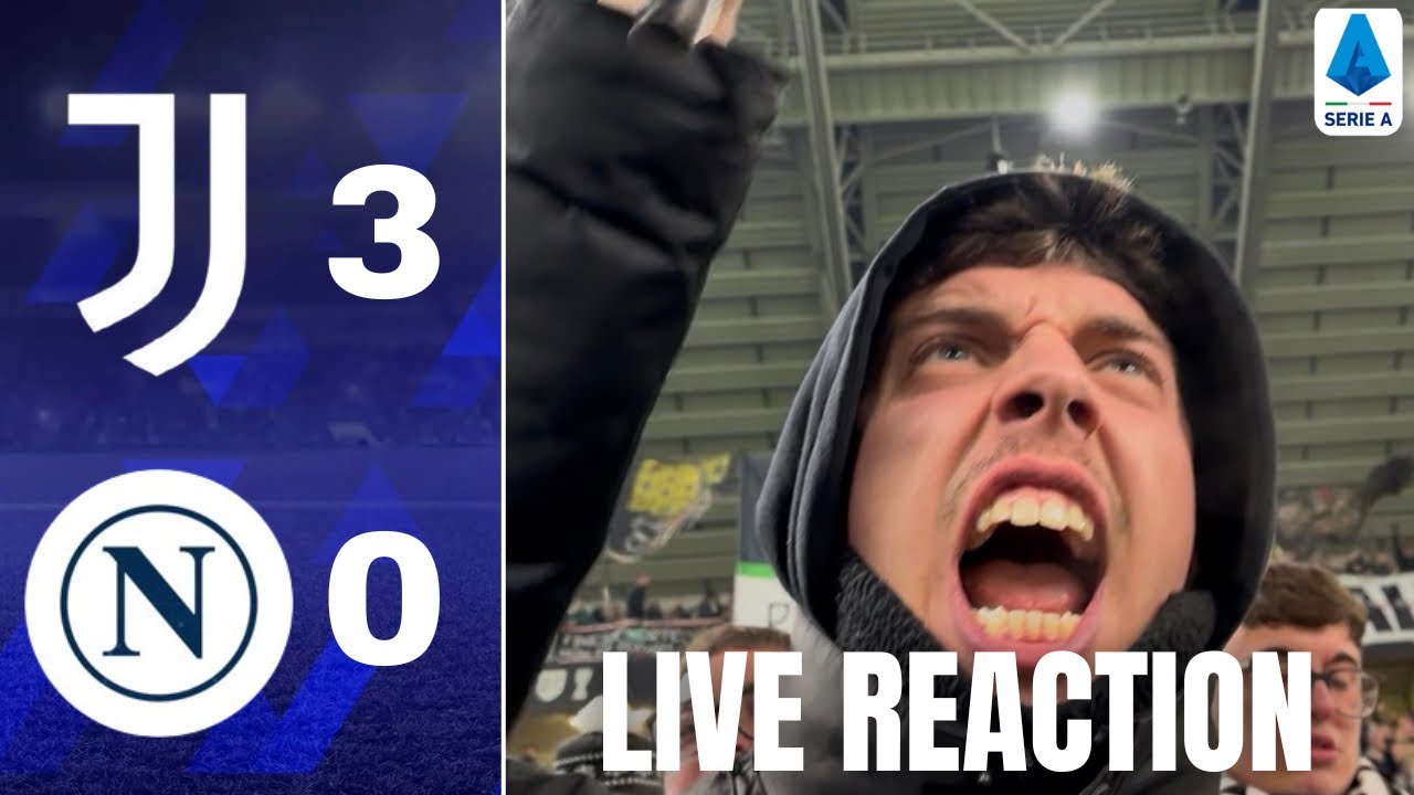 💦💦3 BABBÁ E CONTE A CASA! JUVENTUS NAPOLI 3-0 || CURVA SUD ALLIANZ STADIUM REACTION