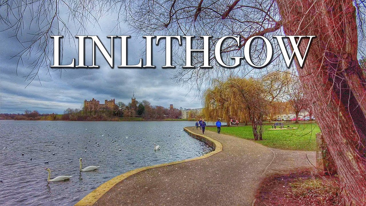 Linlithgow, Linlithgow Palace and Linlithgow Loch | Calming 😌 Walk | Scotland in 4K 60FPS
