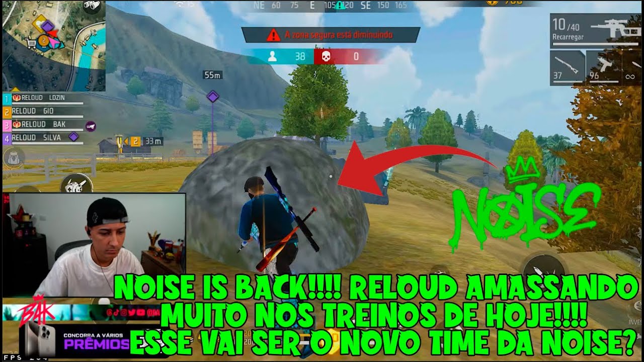 AGORA É OFICIAL NOISE IS BACK???!!! RELOUD AMASSANDO MUITO NOS TREINOS DE HOJE. FLUXO, LOS E PAIN