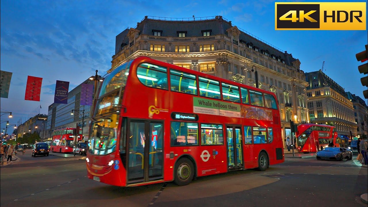 London Walk - Sept 2021| Oxford Street - A Busy Evening 🛍🛍[4K HDR]