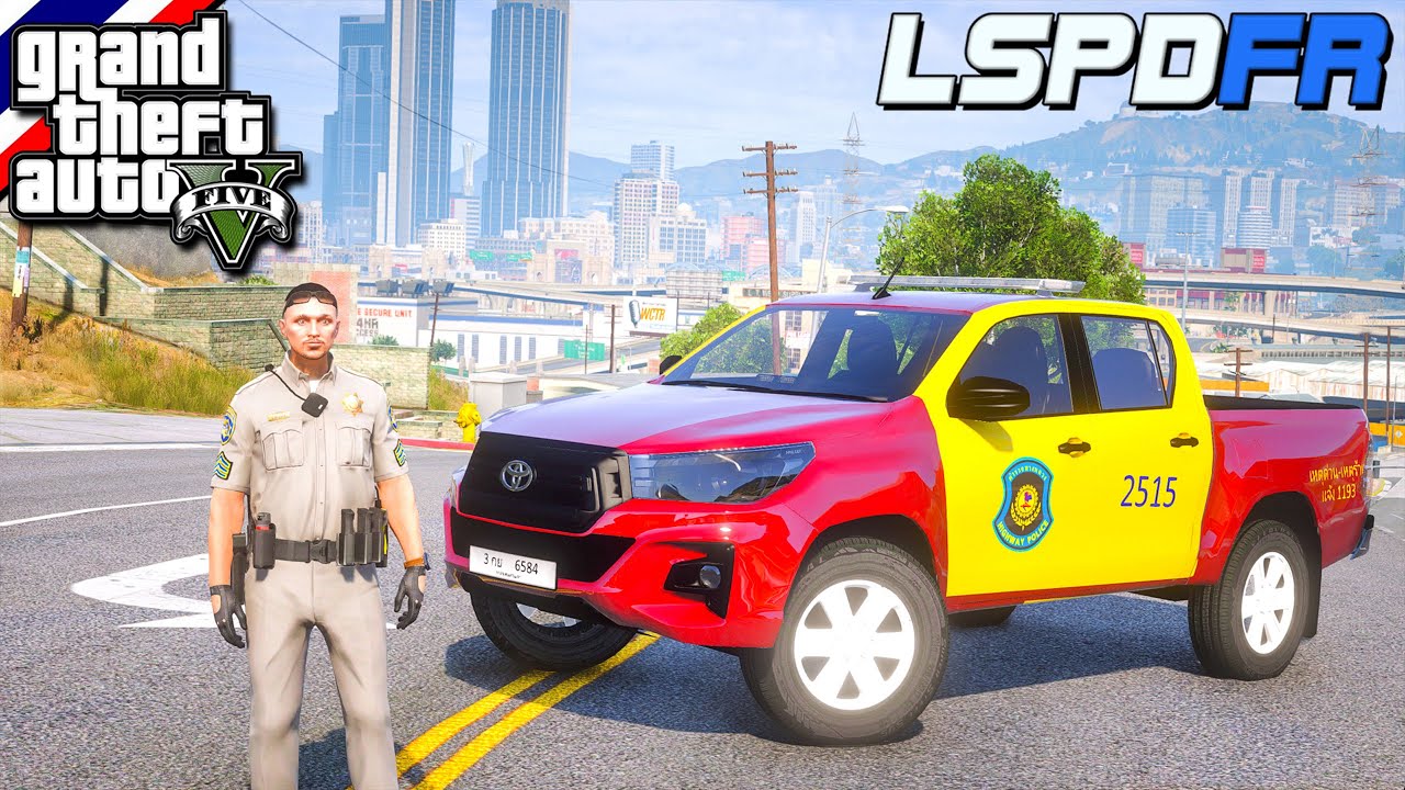 GTA V - LSPDFR มาเป็นตำรวจในเกม GTA V ตำรวจทางหลวง ตรวจจับรถบน ถนนมอเตอร์เวย์ #201