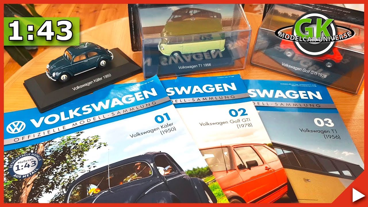 Legend&auml;re Klassiker der Volkswagen Automobilgeschichte von De Agostini