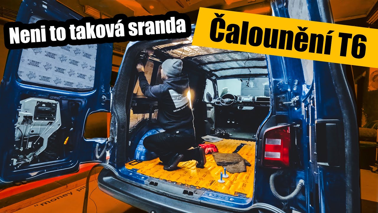 Jak očalounit vnitřek dodávky včetně stropnice | VW T6