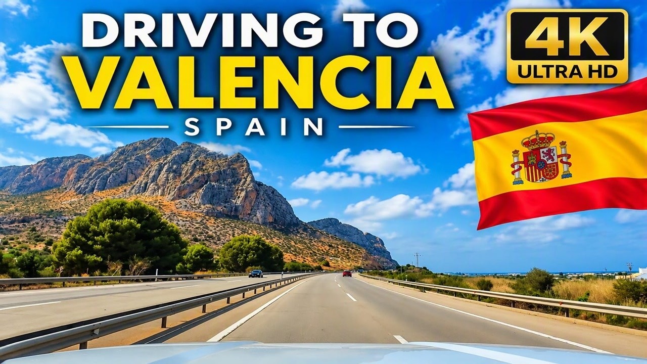 Driving to Valencia Spain