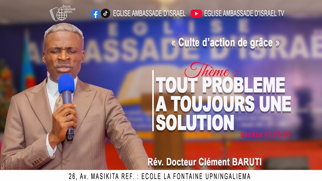 TOUT PROBLÈME À TOUJOURS UNE SOLUTIO..