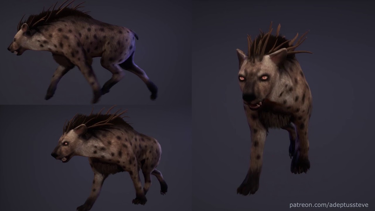 Wild Life Enemy - Hyena Movement Preview