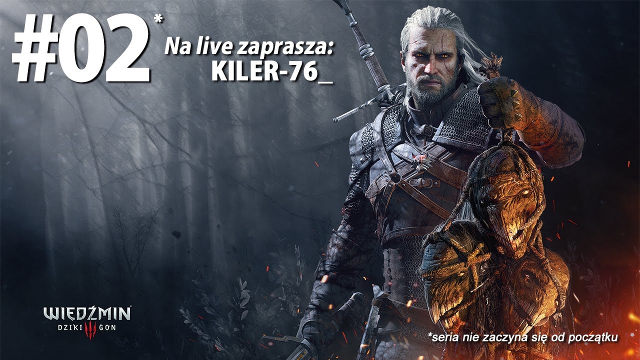 Live Wiedźmin 3 #2. Szukamy Juniora Skur...la, 