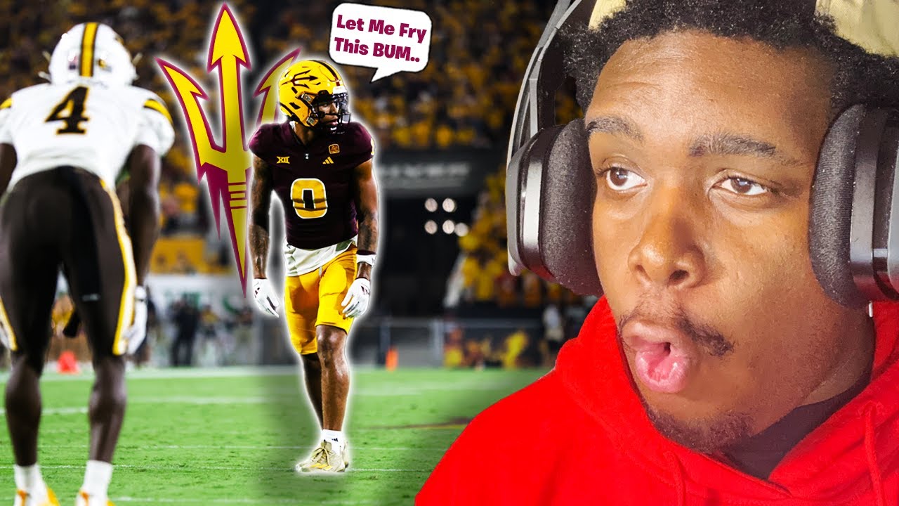 I reacted to Arizona State WR Jordyn Tyson CFB Highlights ..