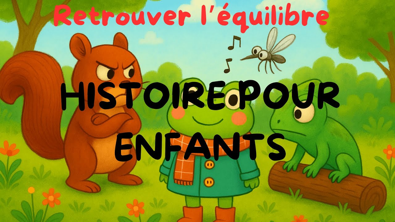 Histoire pour enfants :🐿️Léon l’écureuil apprend que ses émotions influencent les autres 🌱