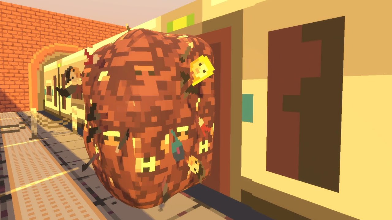 Rush Station - Pack People into Trains as Fast as Possible to not get Fired :(