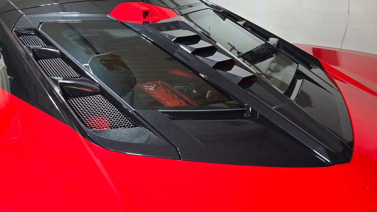 Billfaro C8 Corvette Split Window Applique Installation & Review 