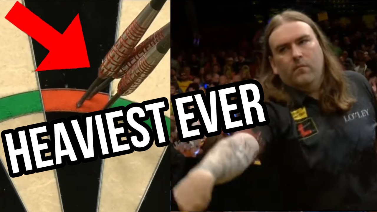 NEW HEAVIEST PDC Darts (Crazy Weight)