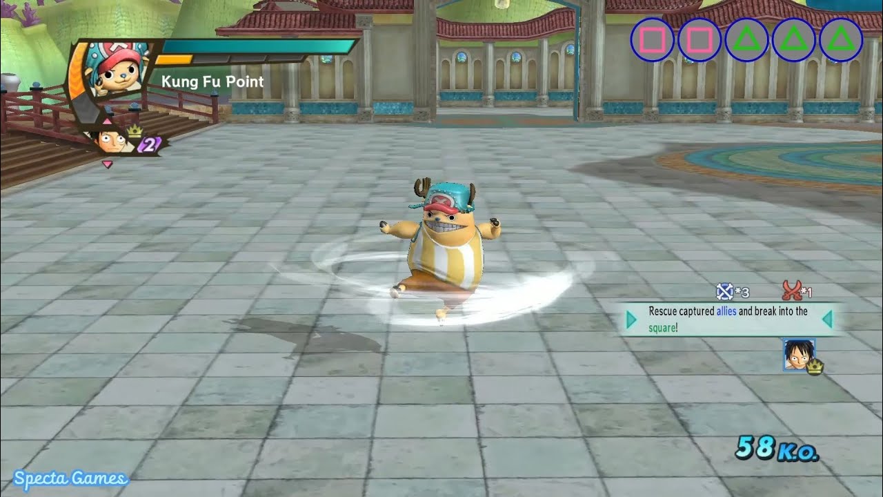 Chopper All Skill & Ultimate Attack - Onepiece Pirate Warrior 3