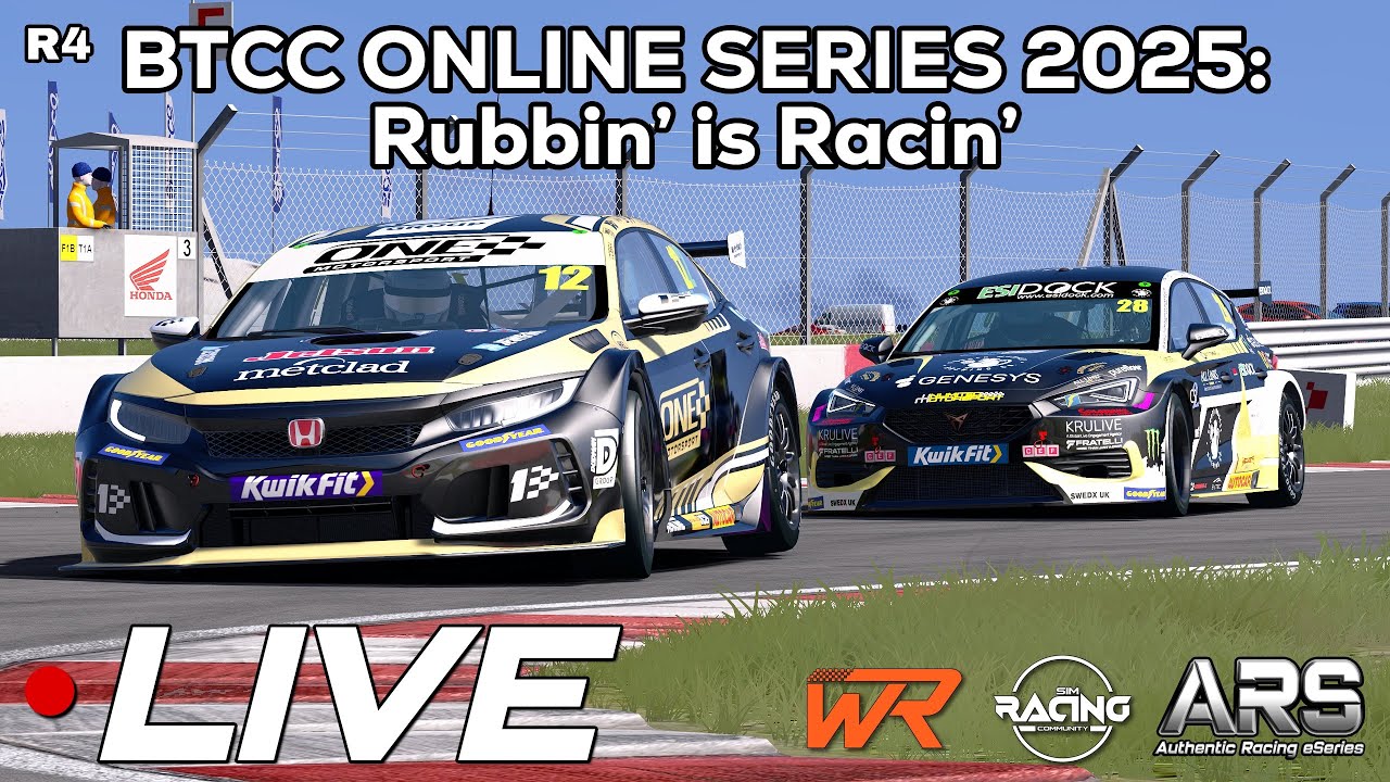 Authentic Racing eSeries - BTCC 2025 Round 4 - Donington Park GP