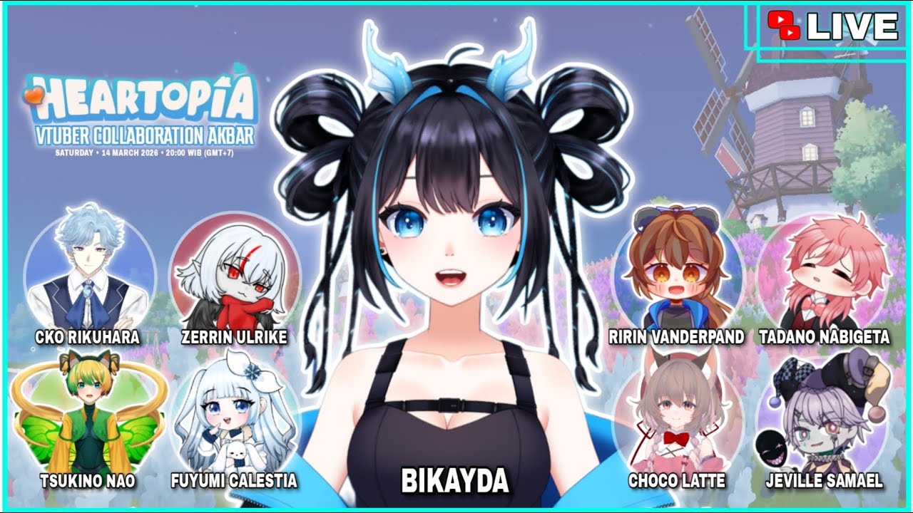 [BIG COLLAB] Time to Exploring #heartopia with 9 Vtubers ♡