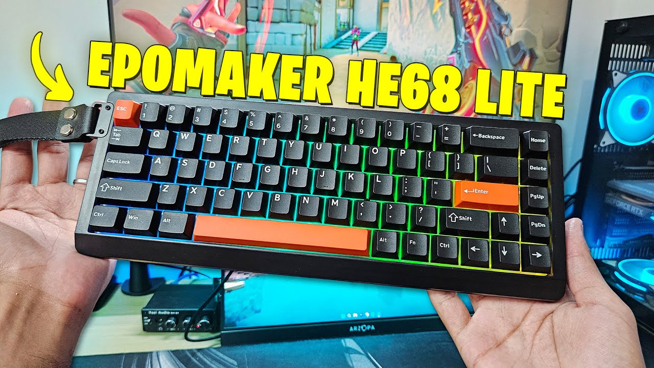 Esse teclado magnético é absurdo! Epomaker HE68 Lite vale a pena?