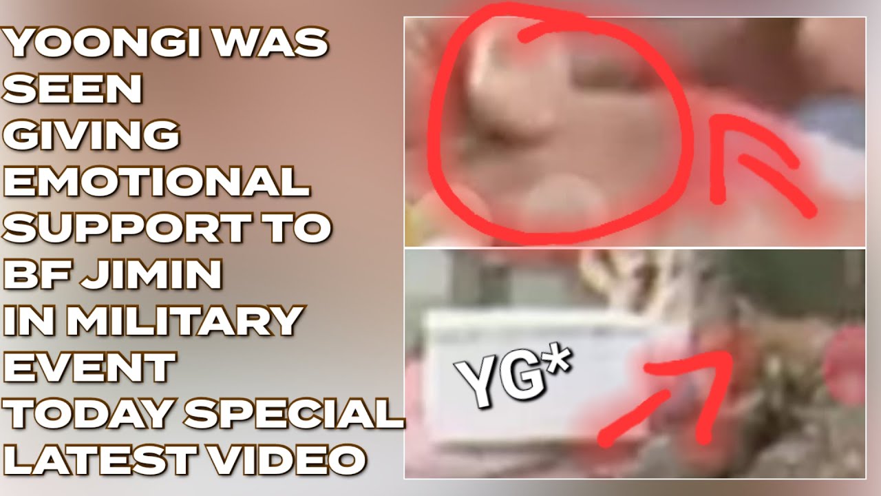 👀💋Yoongi Was Seen Giving Emotional Support To BF Jimin In Military Event(New)#suga#bts#jimin#btsarmy