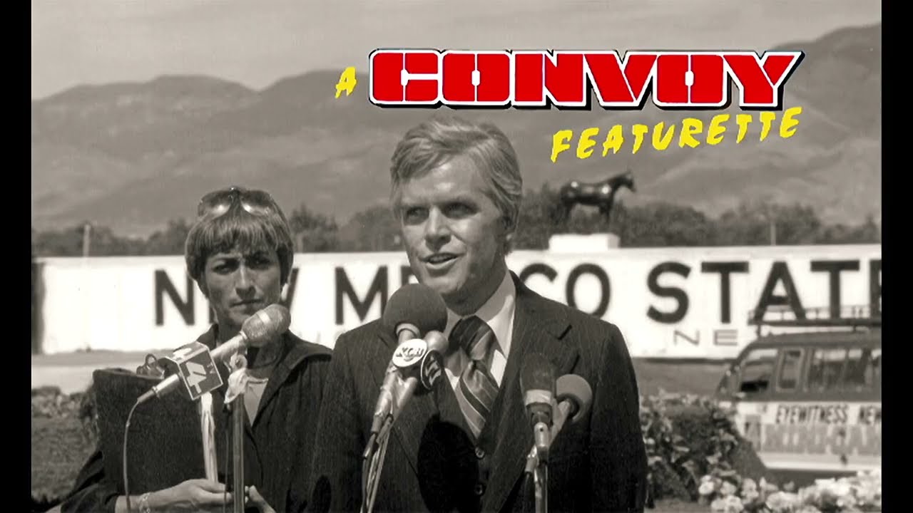 CONVOY trivia & injokes in Sam Peckinpah's 1977 Trucker film - Kristofferson /  Mack Truck