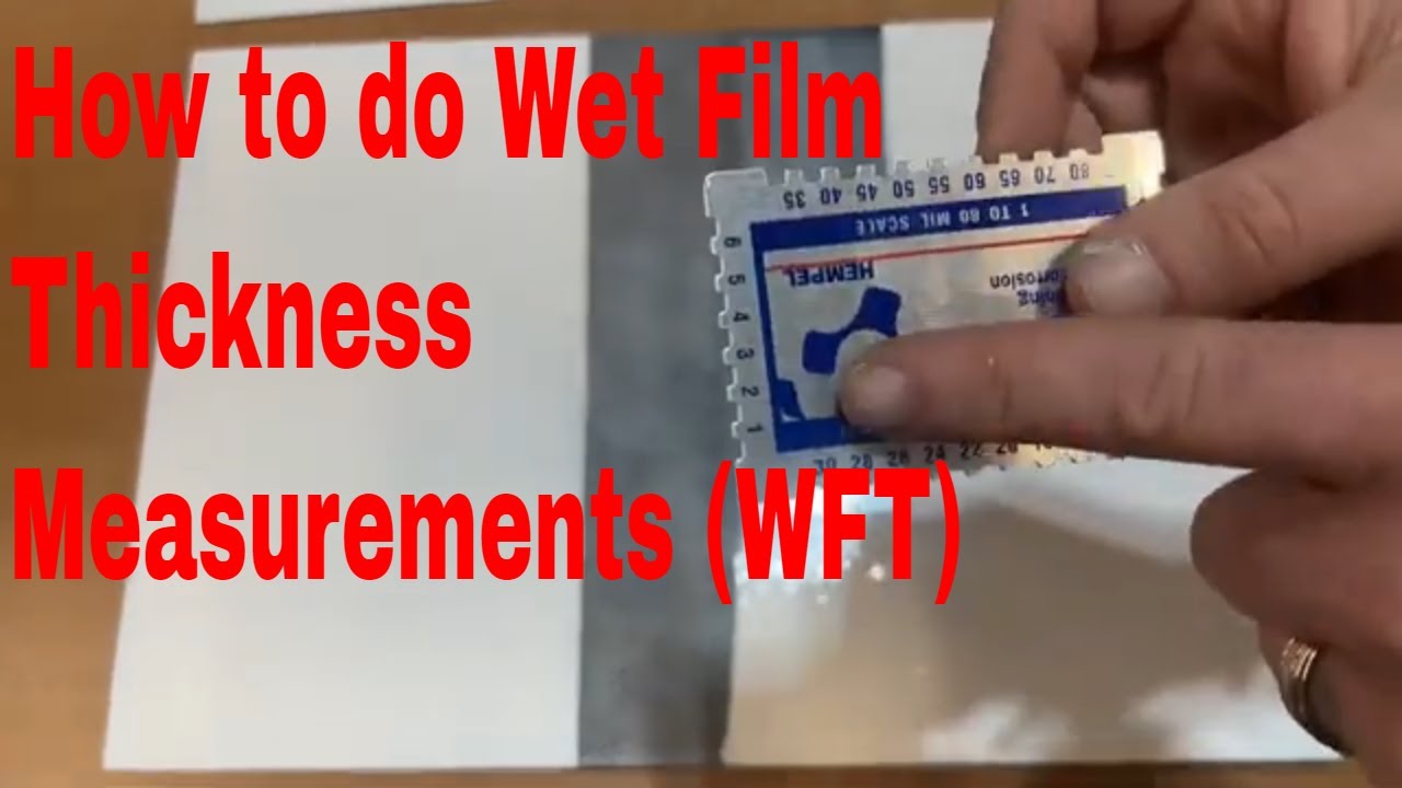 Measuring WFT (Wet Film Thickness) using Awlgrip’s Epoxy Primer - Hull Gard Extra.