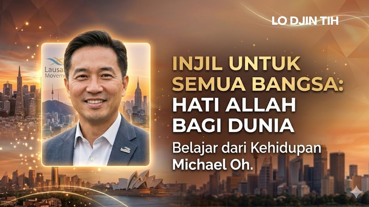 MICHAEL OH - “INJIL UNTUK SEMUA BANGSA: HATI ALLAH BAGI DUNIA”