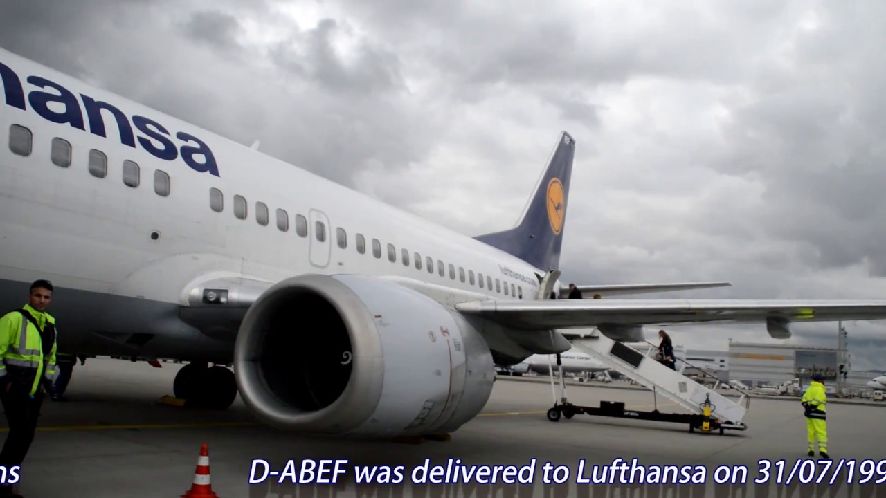 [Trip Report]  FRA-KTW LH1360 Lufthansa Boeing 737-300 D-ABEF Frankfurt Main to Katowice