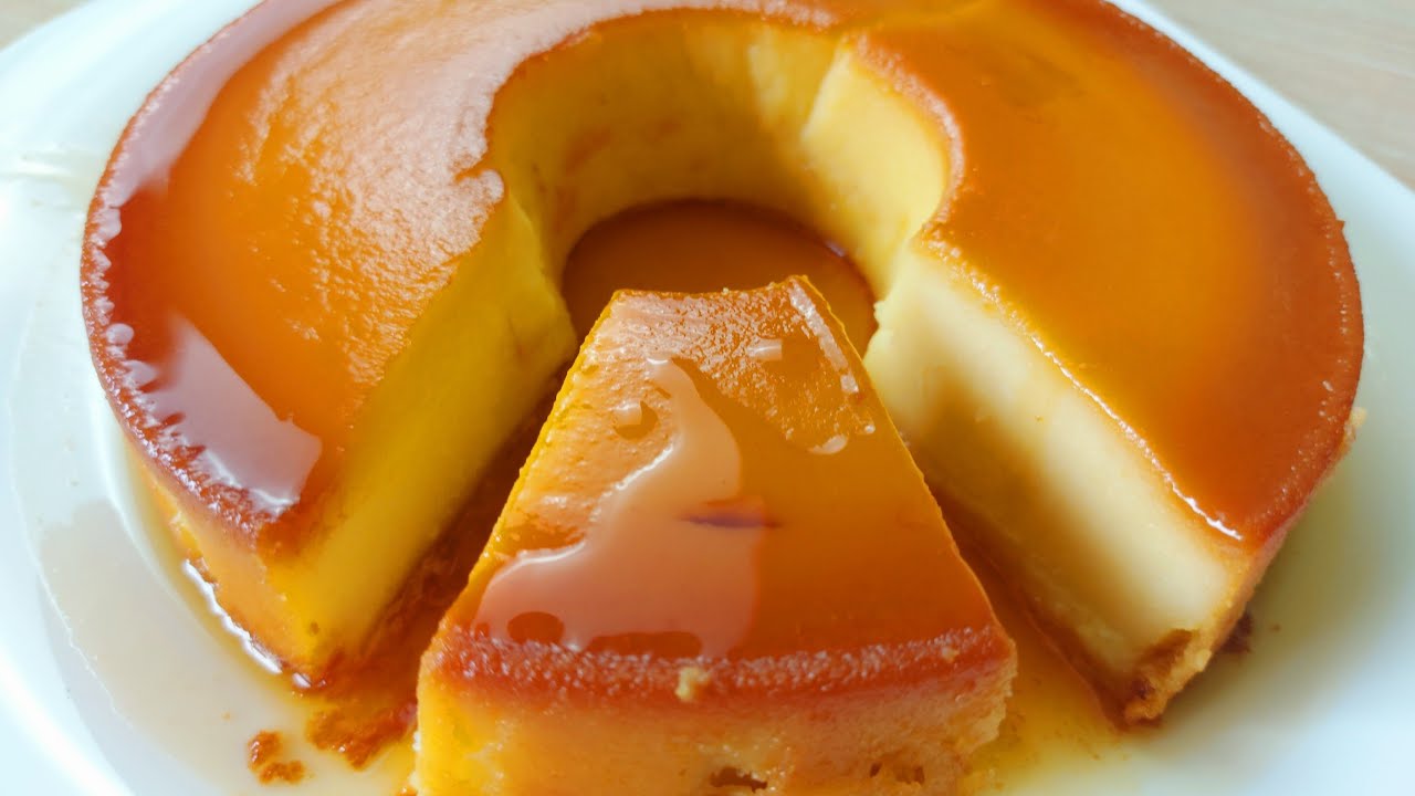 Pudim simples de trigo/sobremesa fácil e deliciosa
