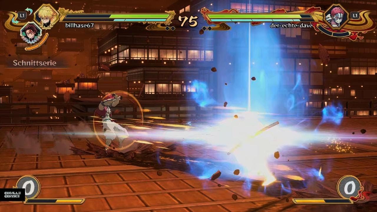 Demon Slayer -Kimetsu no Yaiba- The Hinokami Chronicles 2 Ranked Gameplay #181 VS akaza pro