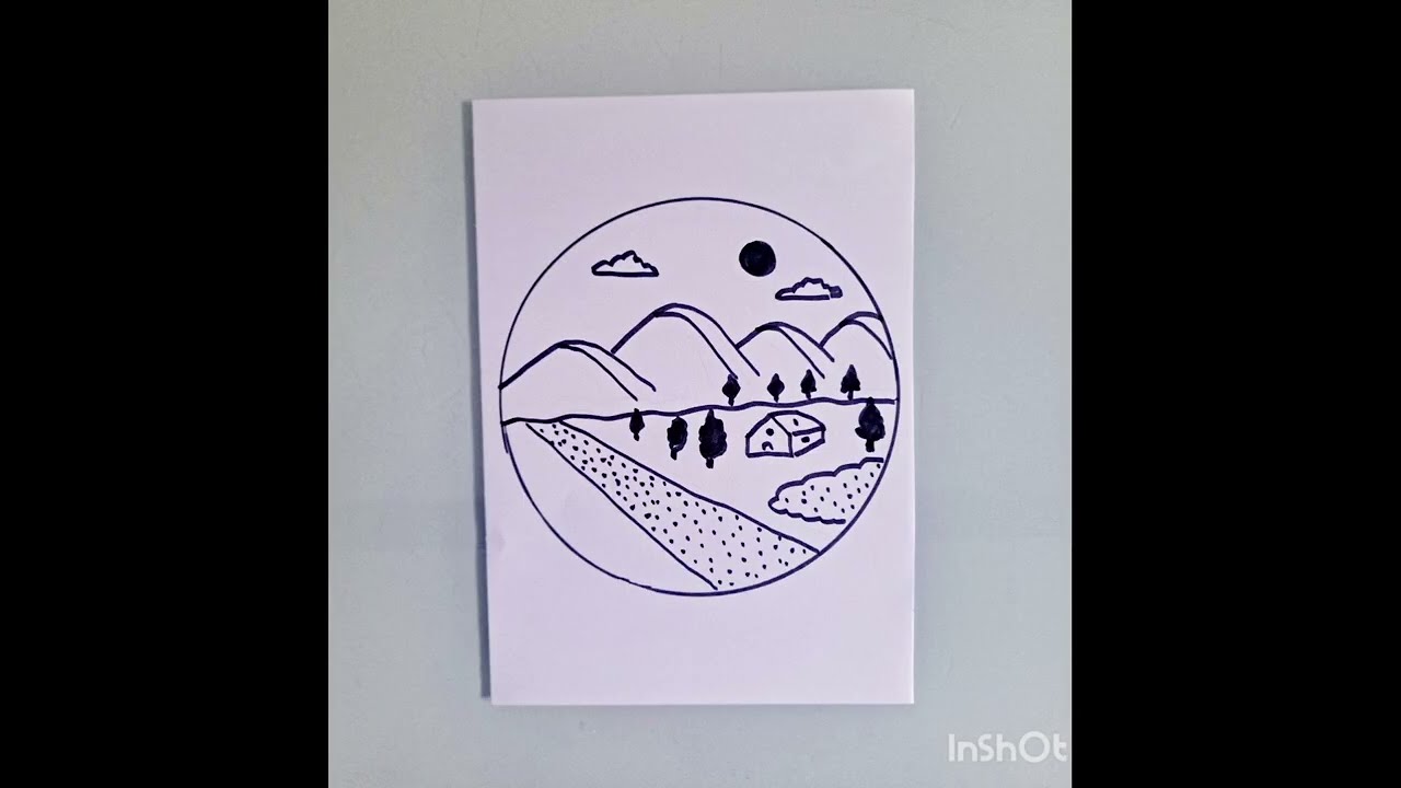 7 Paisajes faciles para dibujar