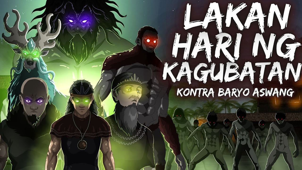LAKAN HARI NG KAGUBATAN KONTRA BARYO NG ASWANG | TAGALOG ANIMATED HORROR STORY