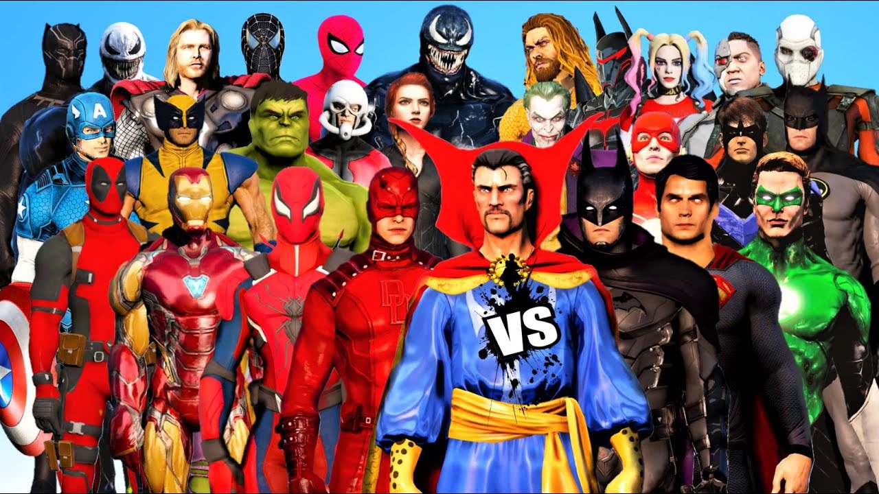 Мстители MARVEL COMICS против Лиги Справедливости DC COMICS MULTIVERS | ЭПИЧЕСКАЯ БИТВА (часть I)