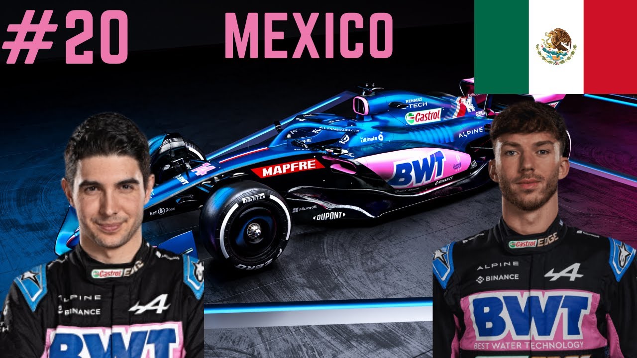 F1 Manager 23 | Mexico | Alpine Career Mode #20 | No Commentary | #f1manager #f1