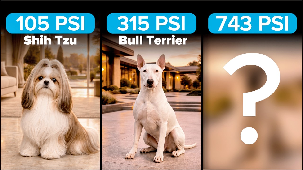 Dog Breeds Ranked by Bite Force | Weakest to Strongest