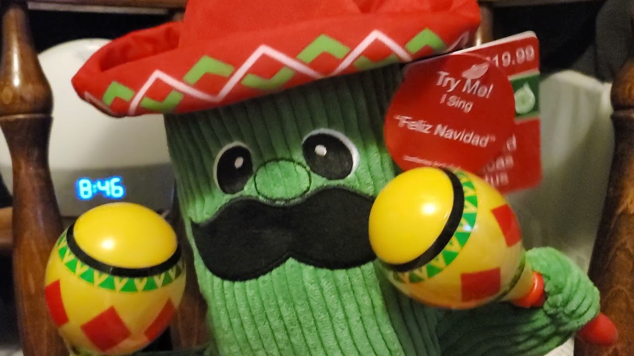 Animated Maracas Cactus (Sings 