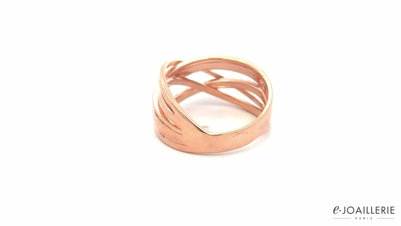 www.e-joaillerie.com - Bague or rose 18 carats 