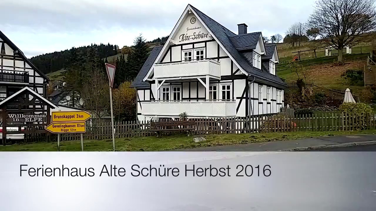 Ferienhaus im Sauerland - Alte Schüre Herbst 2016