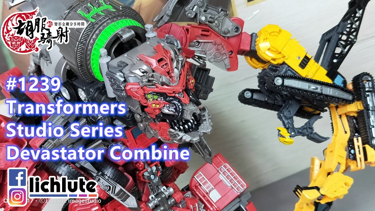胡服騎射的變形金剛分享時間1239集 Movie 2 Transformers Studio Series Devastator Combine 工作室系列 大力神 工程合體