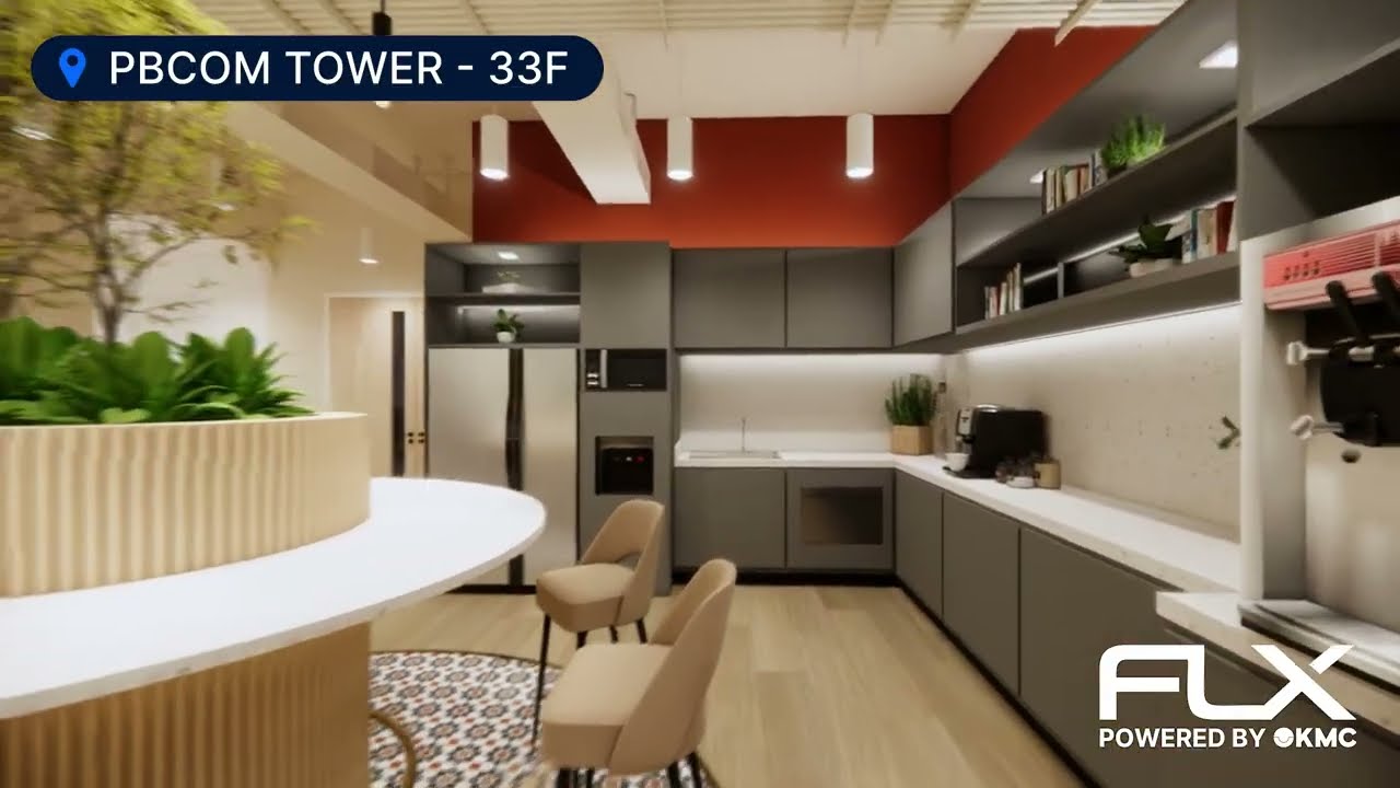 KMC PBCom Tower | 33rd Floor Office Space in Makati Render Tour