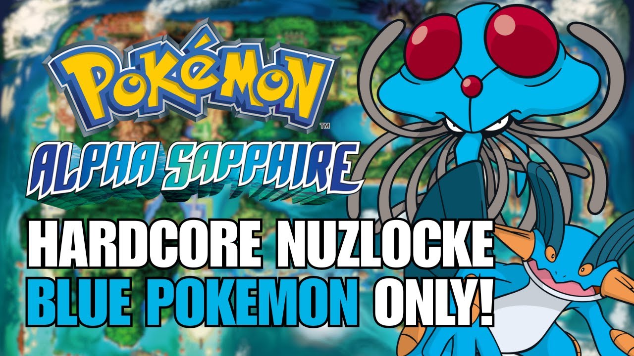 Только синие покемоны! | Хардкорный Nuzlocke: Pokémon Alpha Sapphire