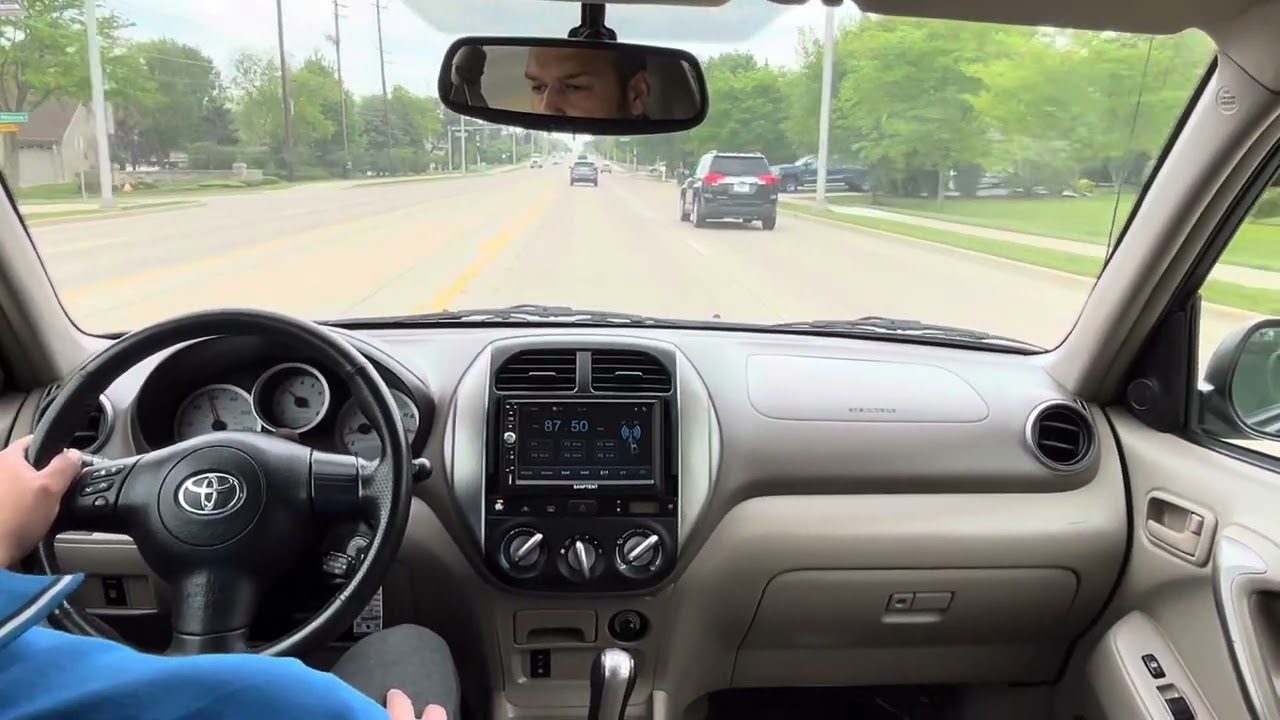 2004 Toyota RAV4 AWD manual transmission driving video