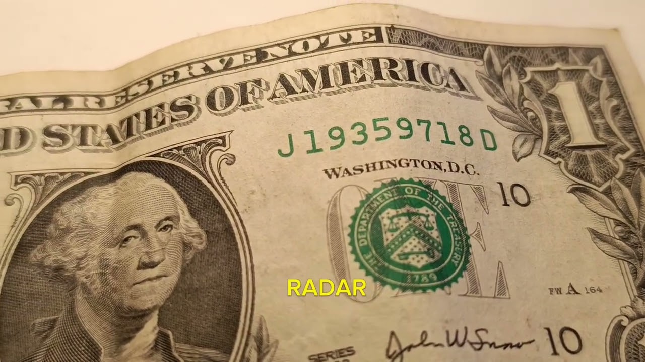 🇺🇸2003A $1 Bill &ndash; Serial Number J19359718D | Is it Rare  Up $10 To $100+💰#2003ADollar#RareCurrency