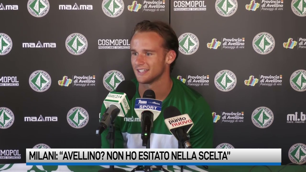 Avellino, Milani si presenta: 